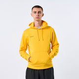 Omnitau Unisex Team Sports Organic Cotton Hoodie - Yellow