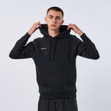 Omnitau Unisex Team Sports Organic Cotton Hoodie - Black