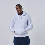 Omnitau Unisex Team Sports Organic Cotton Hoodie - White