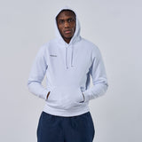 Omnitau Unisex Team Sports Organic Cotton Hoodie - White
