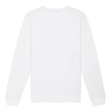 Unisex Professional Organic Cotton Crew Neck Sweatshirt - White