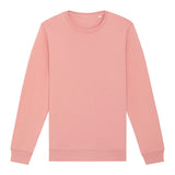 Unisex Professional Organic Cotton Crew Neck Sweatshirt - Pink