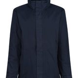 Women's Breathable Padded Waterproof Jacket - Navy