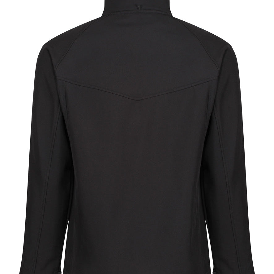 Men's Lightweight Showerproof Professional Soft Shell Jacket - Black