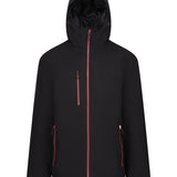 Men's Professional Recycled Insulated Waterproof Jacket - Black & Red