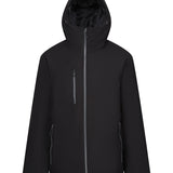 Men's Professional Recycled Insulated Waterproof Jacket - Black & Grey
