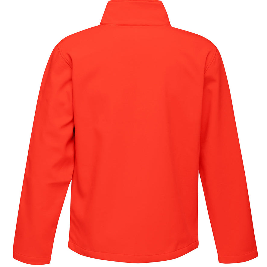 Men's Classic 2 Layer Wind Resistant Soft Shell Jacket - Red