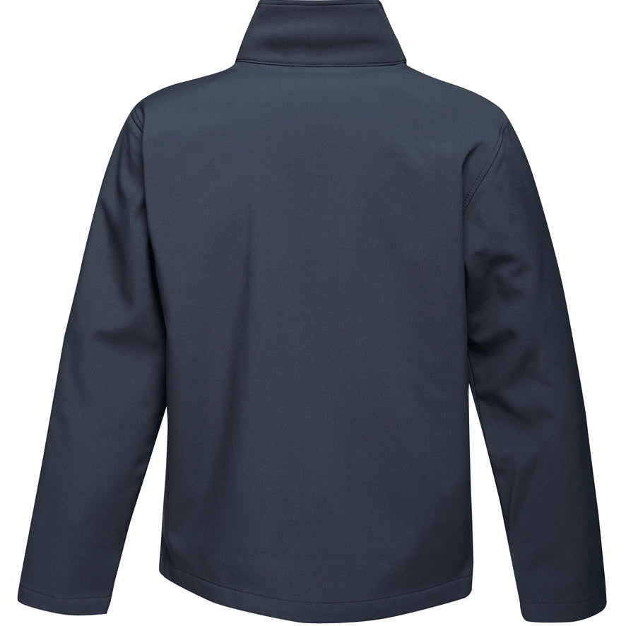Men's Classic 2 Layer Wind Resistant Soft Shell Jacket - Navy