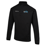 Rugby Gymnastics Club Kid's Quarter Zip Fleece - Black