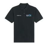 Rugby Gymnastics Club Men's Organic Cotton Polo Shirt - Black