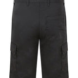 Men's Premium Cargo Style Work Shorts - Black