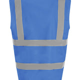 Unisex High Visibility Classic Reflective Waistcoat - Royal Blue