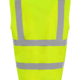Unisex High Visibility Classic Reflective Waistcoat - Yellow