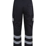 Unisex Professional High Visibility Water Repellent Cargo Trousers - Navy