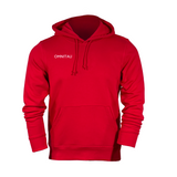 Omnitau Unisex Team Sports Organic Cotton Hoodie - Red