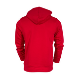 Omnitau Unisex Team Sports Organic Cotton Hoodie - Red