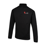 Revolution Gym Club Adult's Quarter Zip Fleece - Black