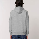 Unisex Organic Cotton Classic Hooded Sweatshirt - Heather Grey