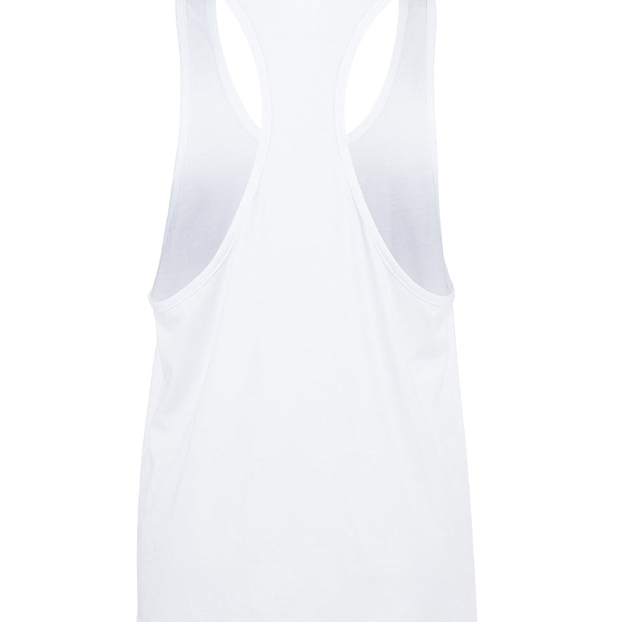 Men's Classic Racer Back Muscle Vest- White