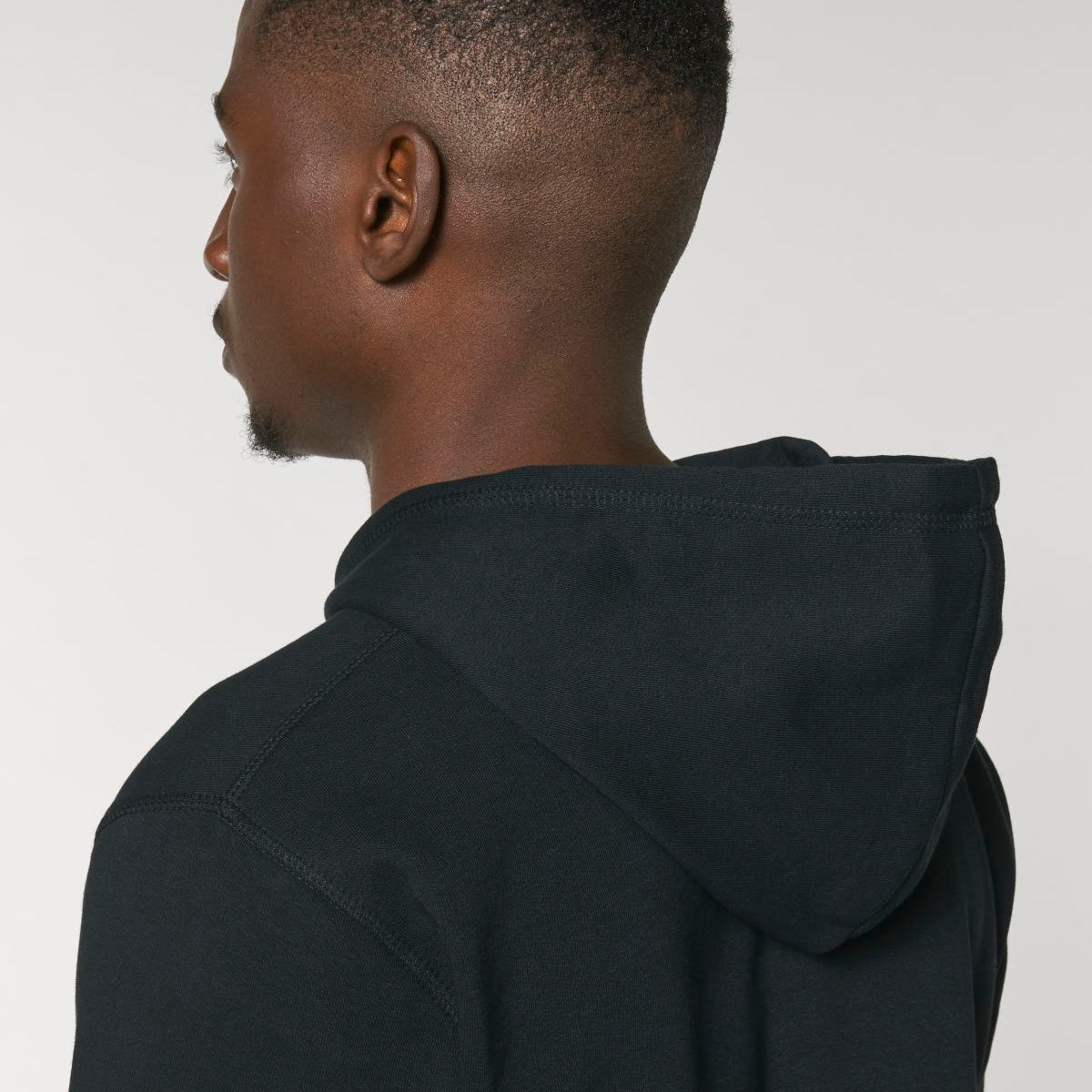 Unisex Organic Cotton Classic Hooded Sweatshirt - Black