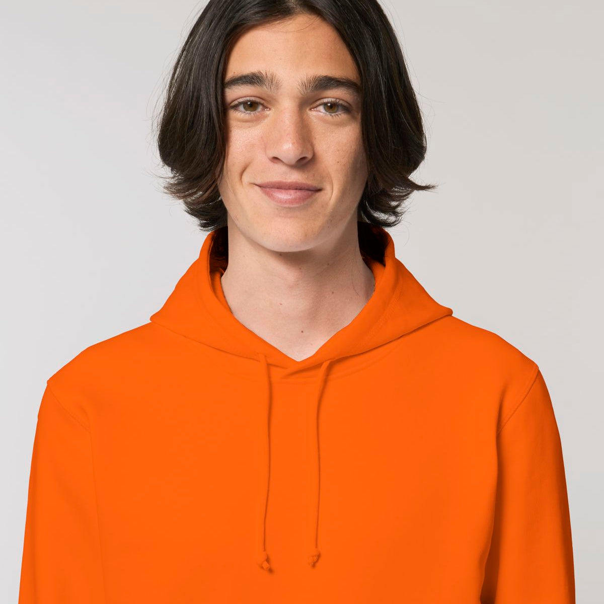 Unisex Organic Cotton Classic Hooded Sweatshirt - Orange