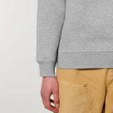 Unisex Professional Organic Cotton Crew Neck Sweatshirt - Heather Grey