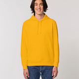 Unisex Organic Cotton Classic Hooded Sweatshirt - Yellow