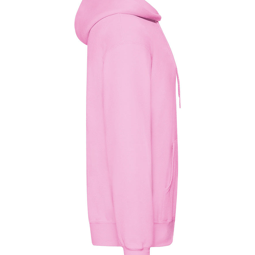 Unisex Classic Drop Shoulder Hooded Sweatshirt - Pink