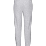 Men's Cotton Classic Elasticated Hem Joggers - Heather Grey