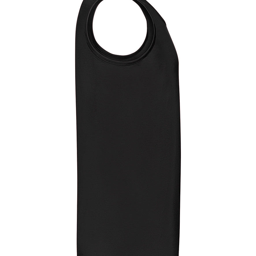 Men's 100% Cotton Classic Athletic Vest - Black