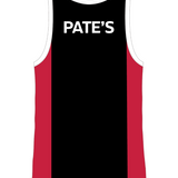 Pate's Girls Optional Athletics Vest - Black