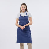 Unisex Classic Poly/Cotton Bib Apron - Navy