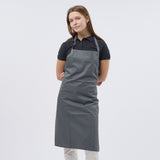 Unisex Classic Poly/Cotton Bib Apron - Charcoal