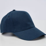 Unisex 100% Cotton Classic 5 Panel Cap - French Navy