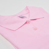 Women's Classic Cotton Short Sleeve Pique Polo Shirt - Pink