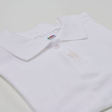 Women's Classic Cotton Short Sleeve Pique Polo Shirt - White