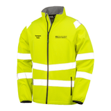 UCS Transport Team Two Layer Hi Vis Soft Shell Jacket - Yellow