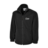 The Lodge Unisex Full Zip Fleece - Black