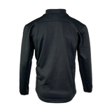Tradescant House Unisex Quarter Zip Midlayer Fleece - Black