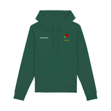 Tradescant House Unisex Organic Cotton Hoodie - Bottle Green