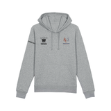 Warwickshire Netball Club Team Sports Kid's Hoodie - Heather Grey