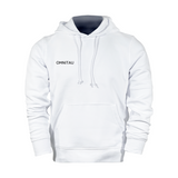 Omnitau Unisex Team Sports Organic Cotton Hoodie - White