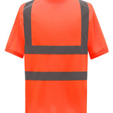 Men's Classic High Visibility Short Sleeve T-Shirt - Orange