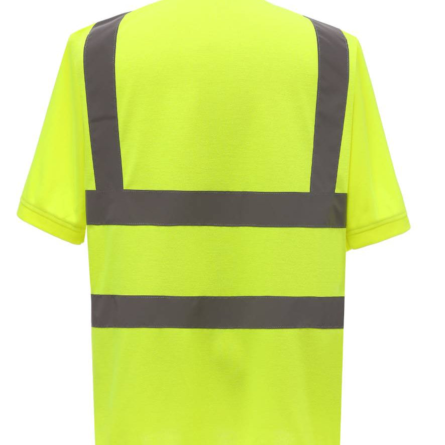 Men's Classic High Visibility Short Sleeve T-Shirt - Yellow
