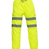 Men's Classic High Visibility Soft Feel Joggers - Yellow