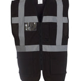 Unisex Recycled Executive Waistcoat  - Black