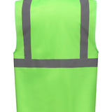 Unisex Recycled Executive Waistcoat - Lime Green