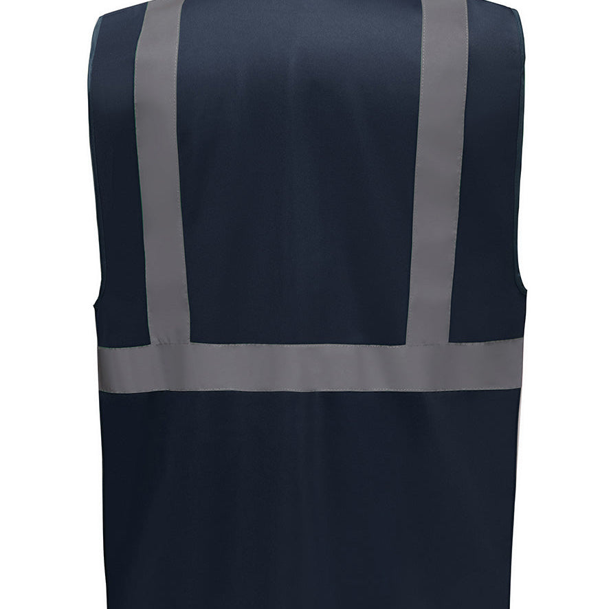 Unisex Recycled Executive Waistcoat  - Navy