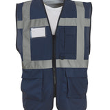 Unisex Recycled Executive Waistcoat  - Navy