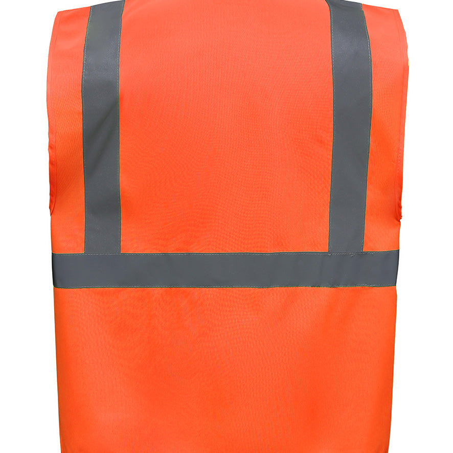 Unisex Recycled Executive Waistcoat - Orange